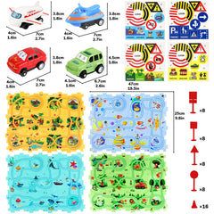 YOOYID Puzzle Racer storage case keeps play area organized.