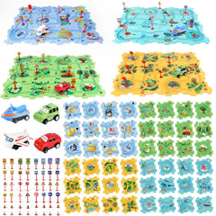 YOOYID Puzzle Racer packaging shows a colorful, kid-friendly learning toy.