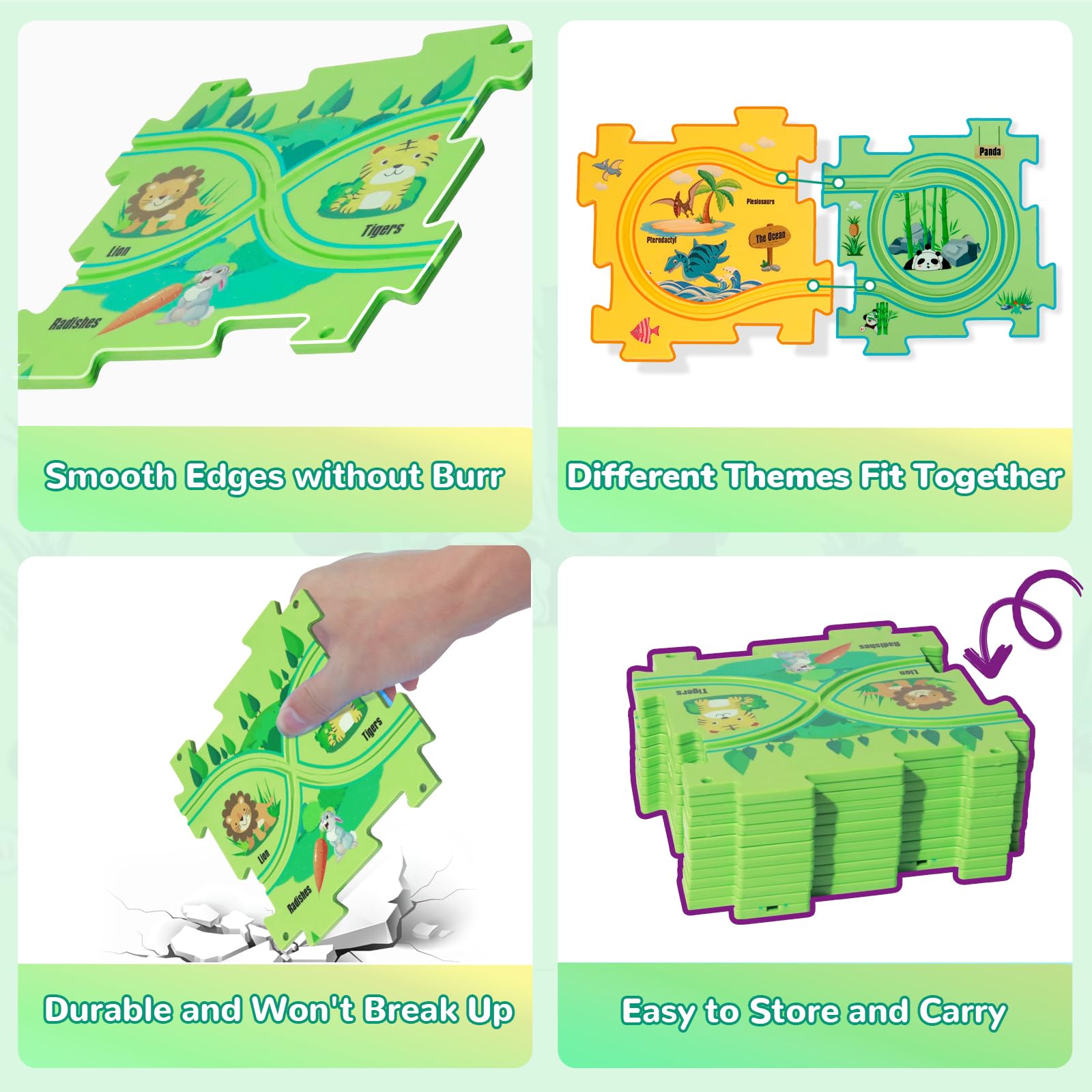 YOOYID road signs kit helps kids learn symbols during playtime.