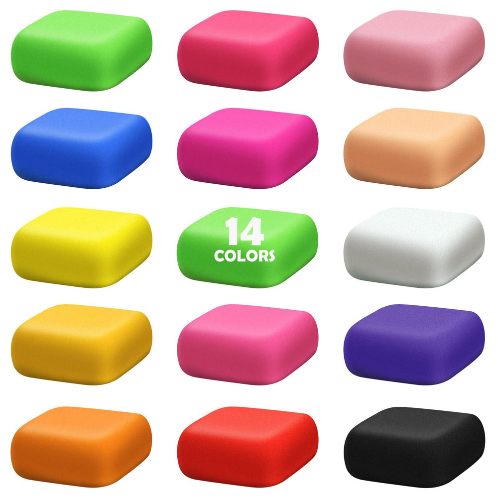 YOPINSAND air dry clay in 14 colors for vibrant kids' crafts and quick creativity