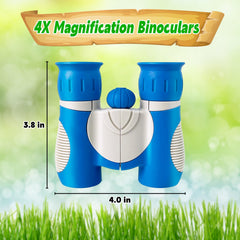 YOPINSAND Kids Binoculars feature an adjustable neck strap for versatile wear.