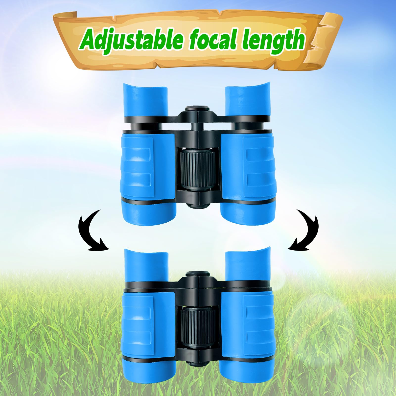 YOPINSAND kids binoculars come in a colorful gift box ready for gifting.