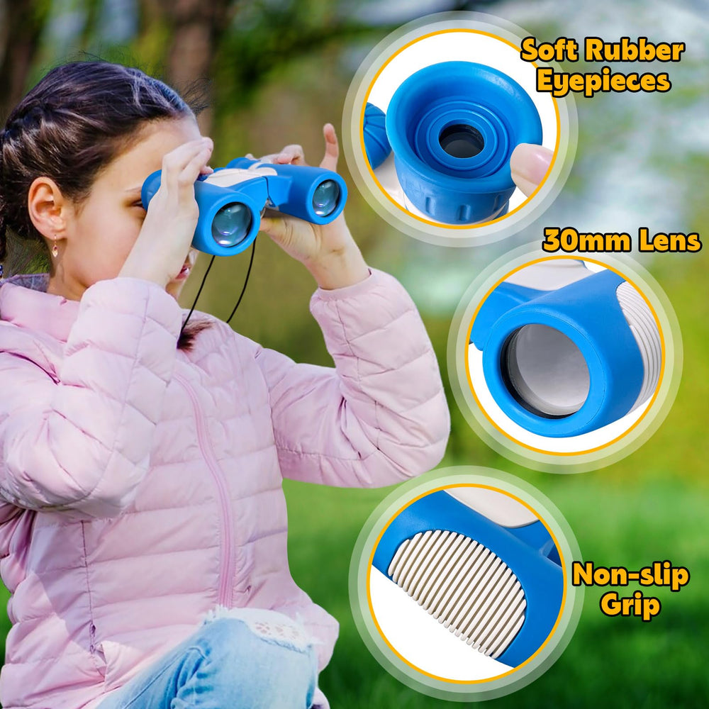 YOPINSAND Kids Binoculars are lightweight at 4.8 oz for comfy extended use.