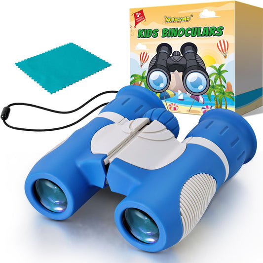 YOPINSAND Kids Binoculars packaging in a colorful box for gifting.