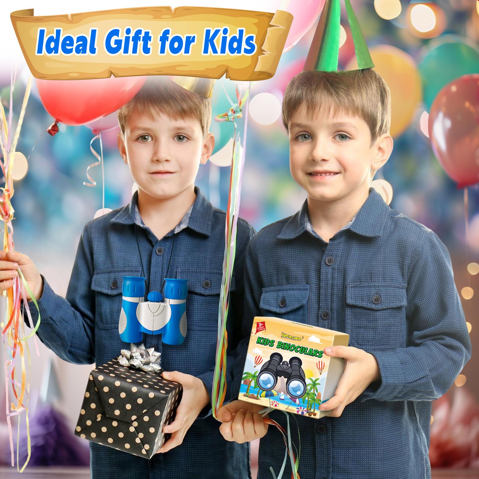 YOPINSAND Kids Binoculars come with a wipe cloth for quick cleaning.