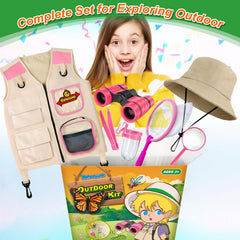 YOPINSAND Kids Explorer Kit binoculars for birdwatching and nature study
