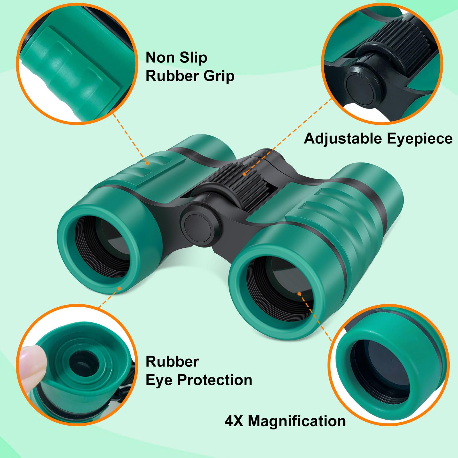 YOPINSAND Kids Explorer Kit magnifying glass for close-up discoveries.