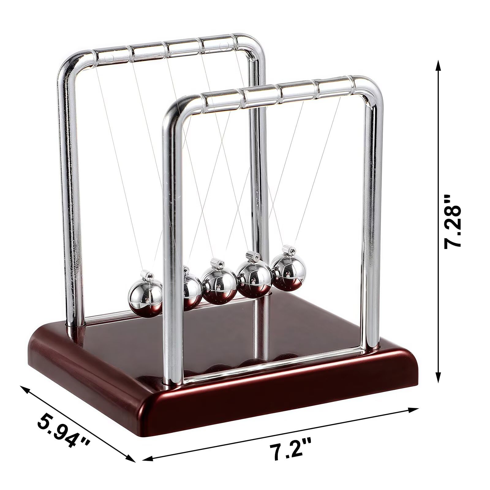 Yoqanr Newton's Cradle education-demo demonstrates physics concepts through motion