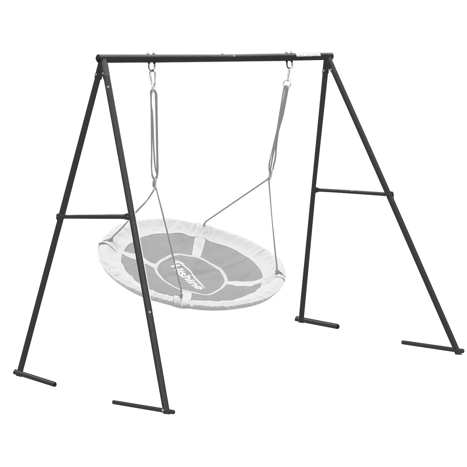 Yorovent 440lbs swing stand at 71-inch height for spacious backyard fun.