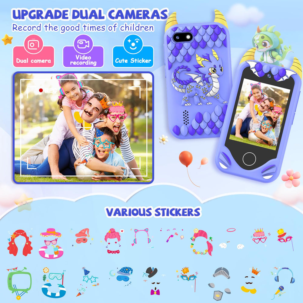 Yosfeng Kids Smart Phone 32GB card included for music and stories.