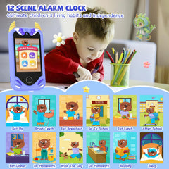 Yosfeng Kids Smart Phone dual cameras for memories.