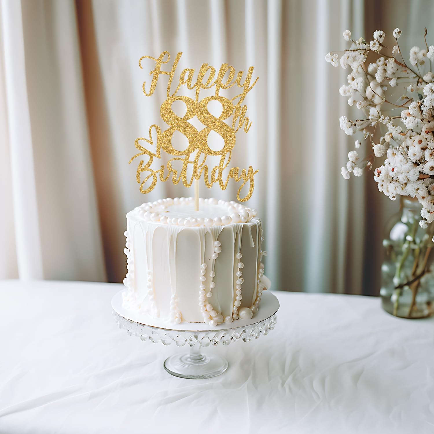 Yotawebery cake topper doubles as cupcake picks for party hors d'oeuvres.