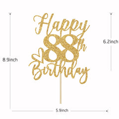 Yotawebery 88th birthday photo prop for memorable party moments.