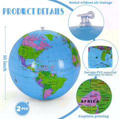 YOTHORN inflatable globe teaching aid for classroom demonstrations and learning