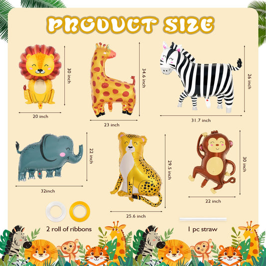 YOTHORN safari leopard balloon adds wildlife flair to celebrations