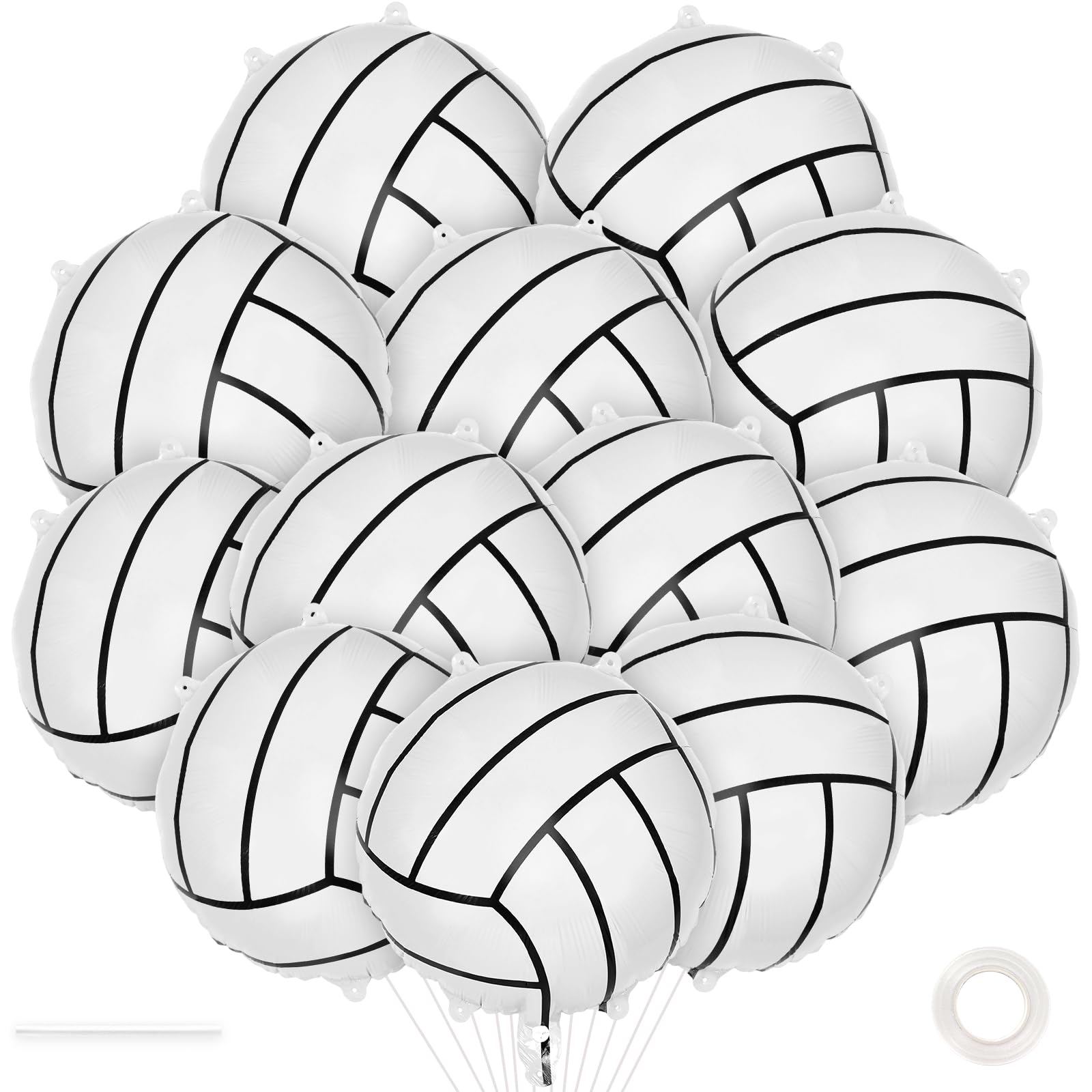 YOTHORN volleyball foil balloon 18inch for vibrant sports party decor