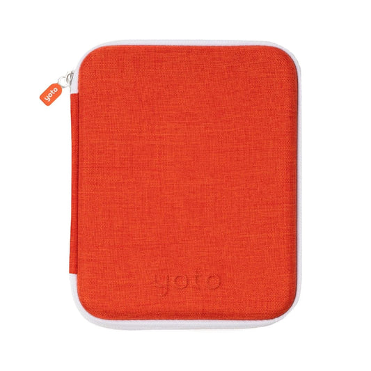 YOTO Card Case Fruit Punch with a sturdy zipper for secure travel organization.
