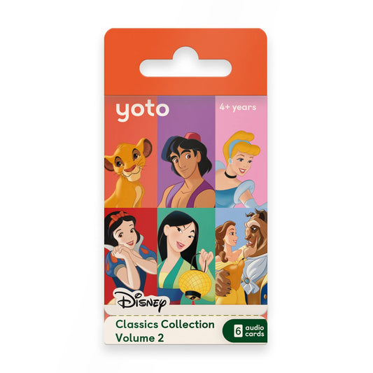 YOTO Disney Classics Vol. 2 audiobook card for screen-free bedtime stories