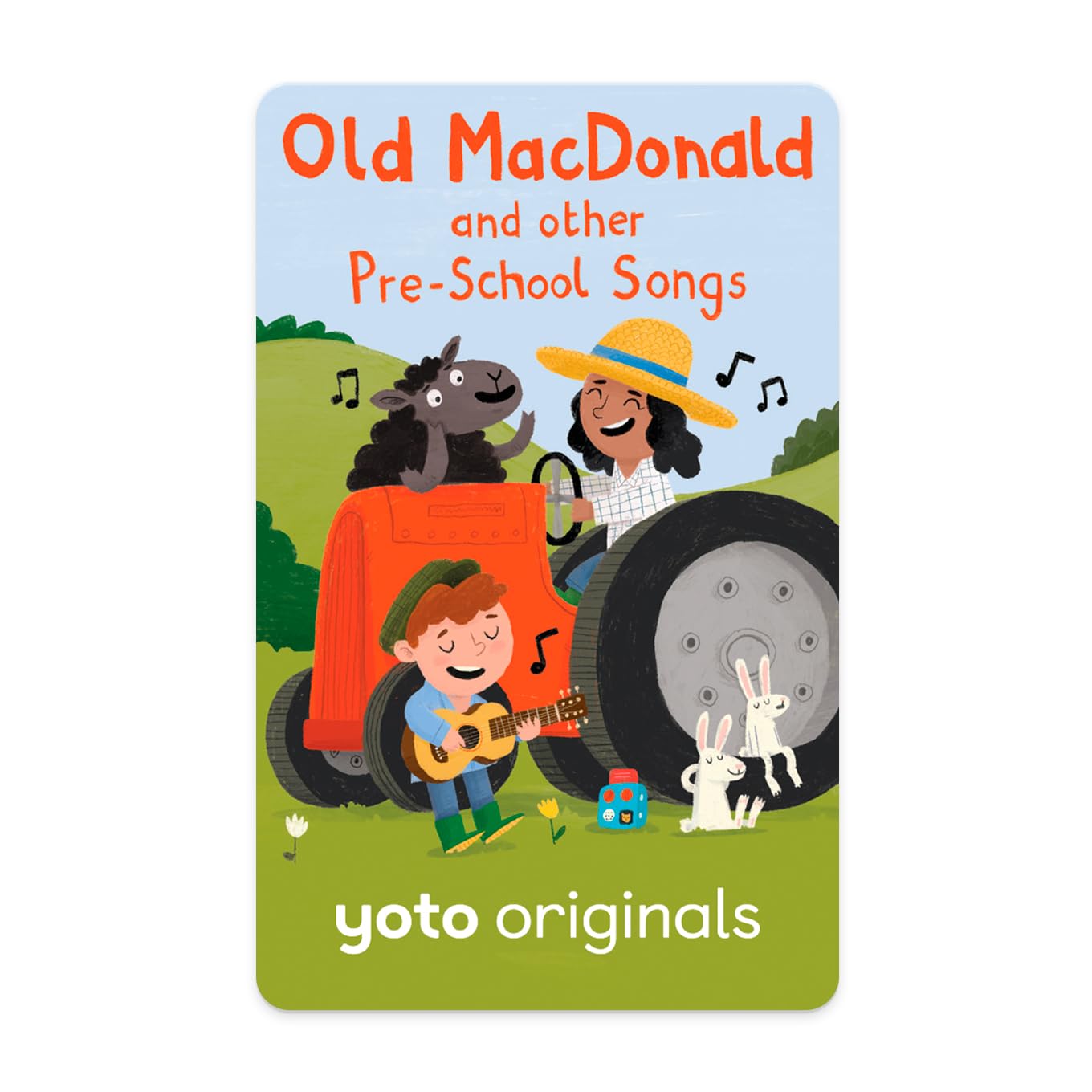 Yoto Old Macdonald card cover for screen-free song play