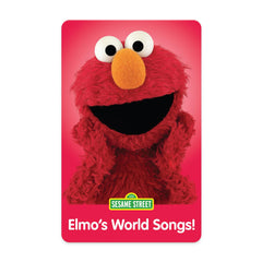 YOTO Sesame Street Elmo's World Songs card front view for screen-free playtime.