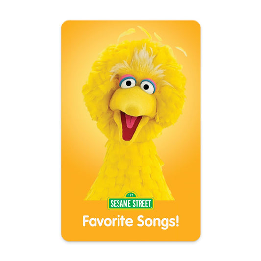 YOTO Sesame Street Favorite Songs card front for screen-free play