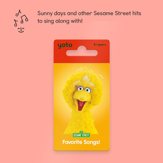 Card inserted in the YOTO player for easy listening