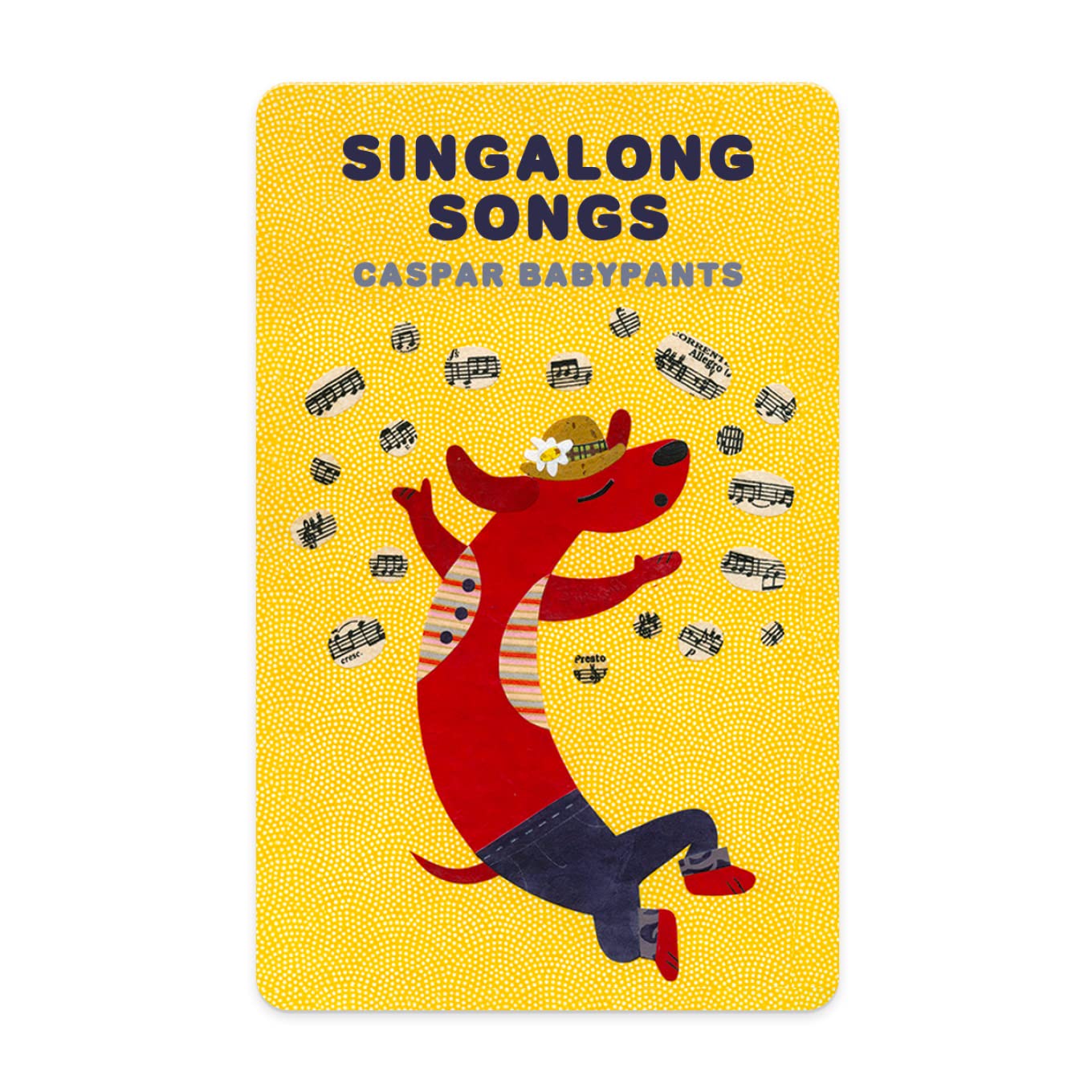 YOTO Singalong Songs Caspar Babypants card ready for kids' interactive singing.