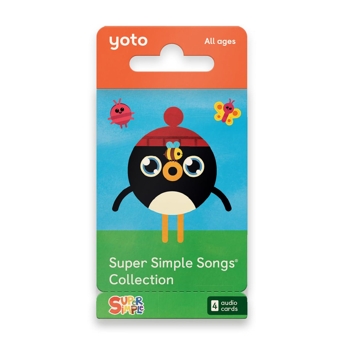 Yoto Super Simple Songs card pack ready for lively, screen-free playtime.
