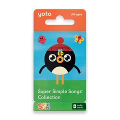 Yoto Super Simple Songs card pack ready for lively, screen-free playtime.