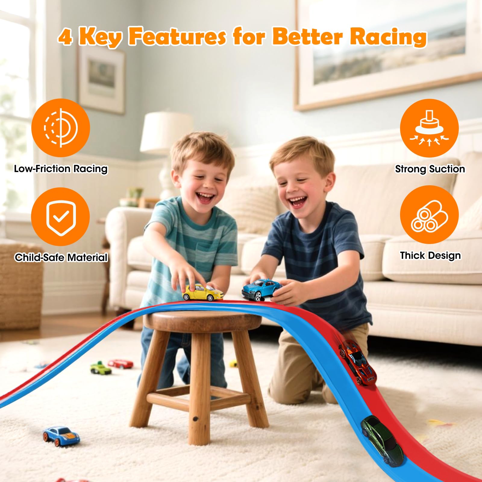 Yottix two 1:64 diecast cars included for immediate racing.
