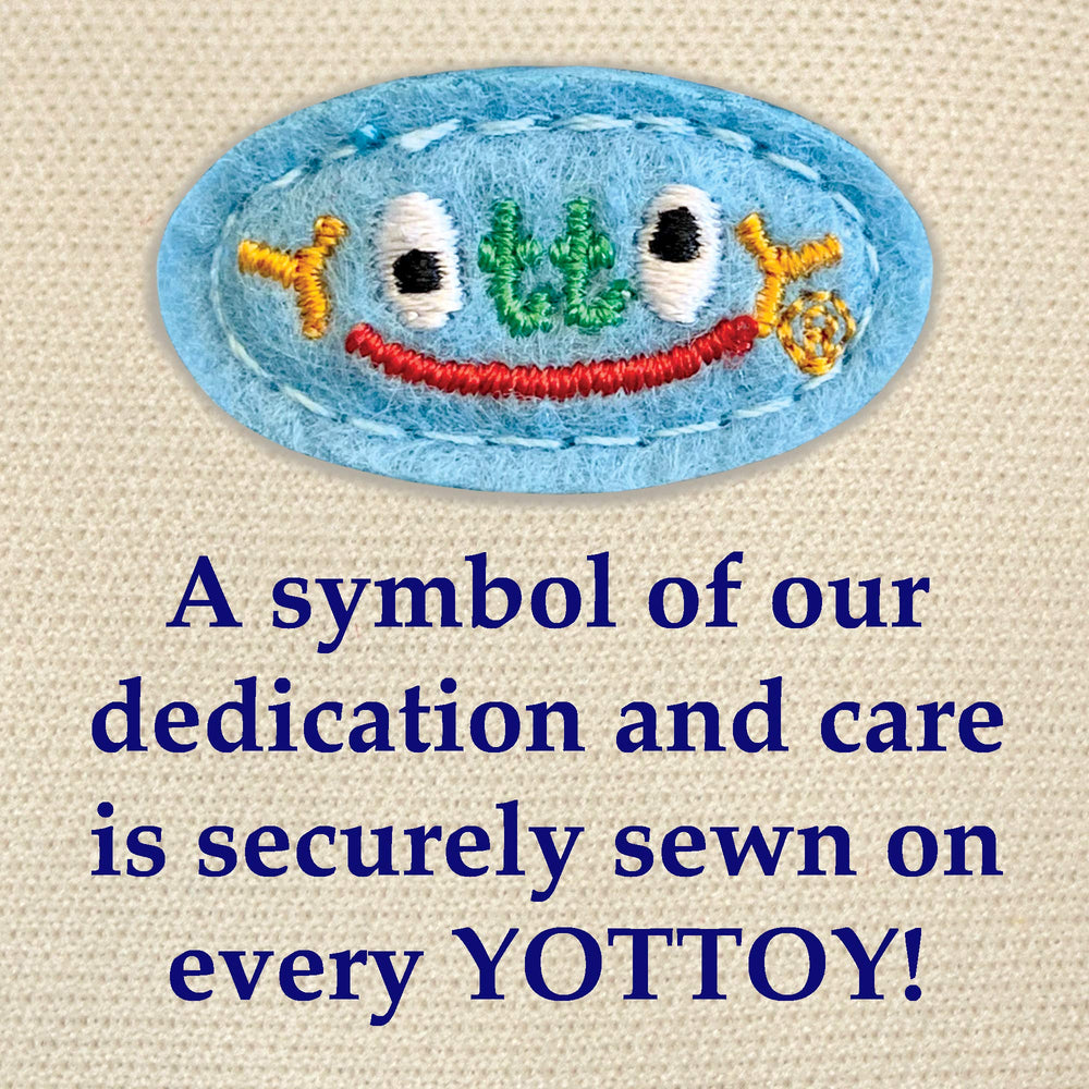 YOTTOY Bonjour Madeline doll with soft textures for baby-friendly play