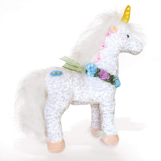 YOTTOY Capricorn Unicorn Plush featuring velvet hooves for durable, comforting hugs.