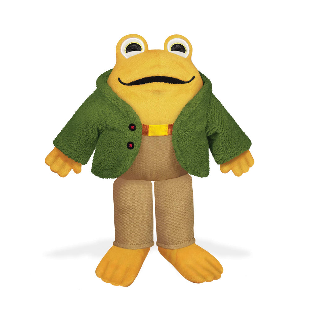 YOTTOY Classic Toad plush face embroidery creates a friendly, huggable character for story time.