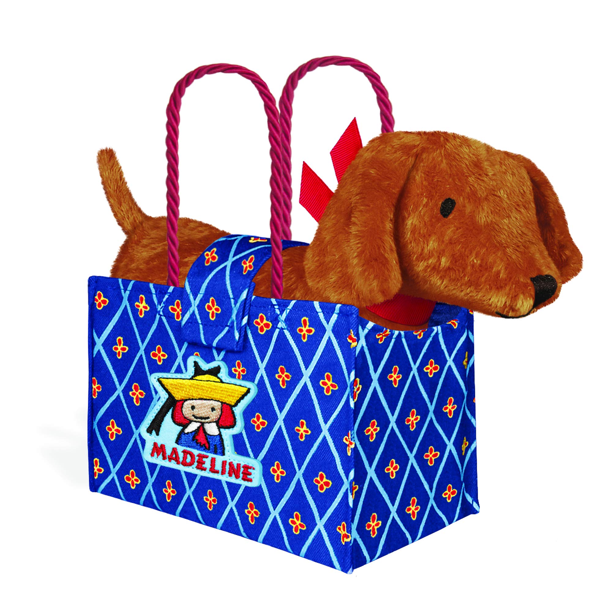 YOTTOY Genevieve dog plush in soft chenille for cozy hugs.