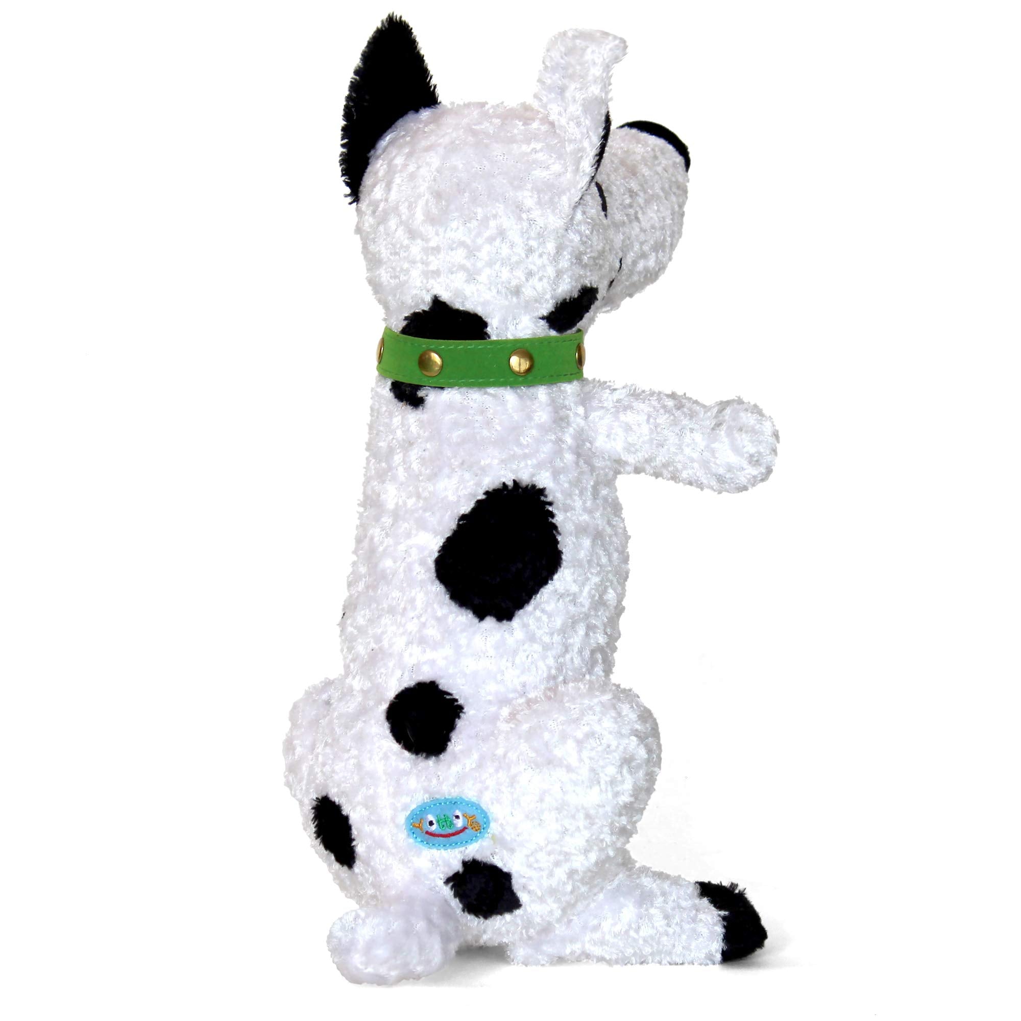 YOTTOY Harry the Dog plush, side view, showcases soft chenille texture for comforting hugs.