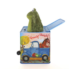 YOTTOY Little Blue Truck infant-holding plush demonstrates gentle, safe play for babies.