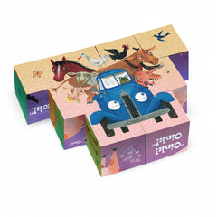 YOTTOY Little Blue Truck blocks encourage screen-free play moments.