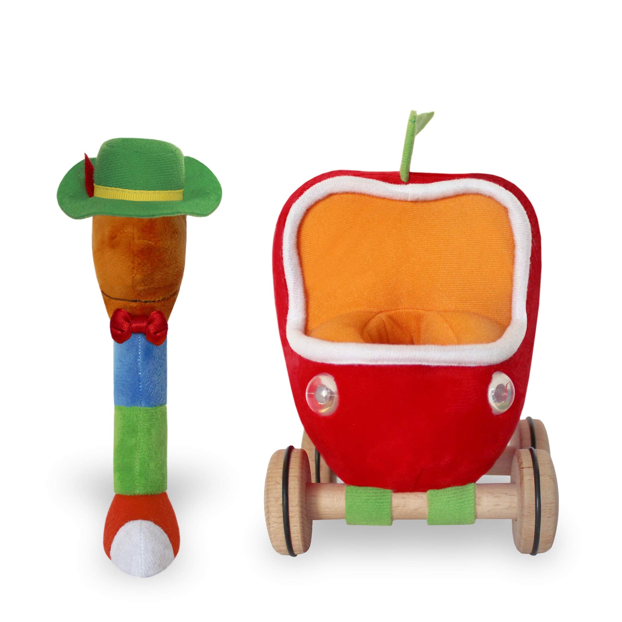 YOTTOY Lowly Worm embroidered face detail adds authentic character appeal.