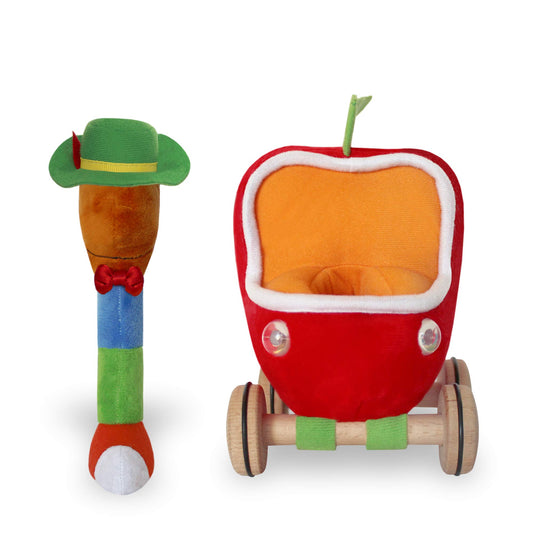YOTTOY Lowly Worm embroidered face detail adds authentic character appeal.