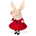 YOTTOY Olivia pig plush front view, ideal for comforting cuddles.