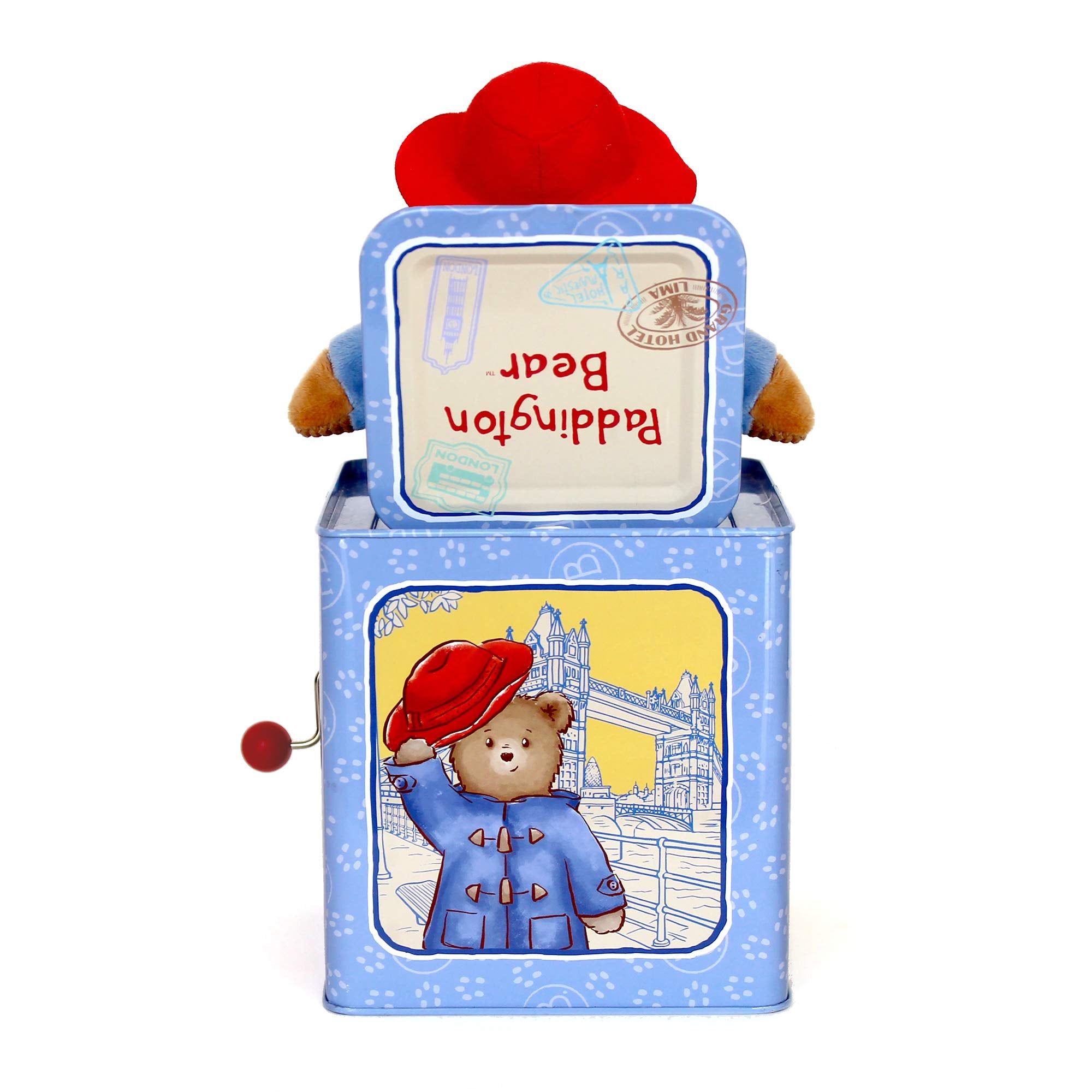 YOTTOY Paddington bear 5-inch plush puppet offers soft, comforting touch.