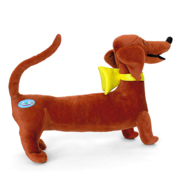 YOTTOY Pretzel plush highlights soft velboa body for cozy hugs.