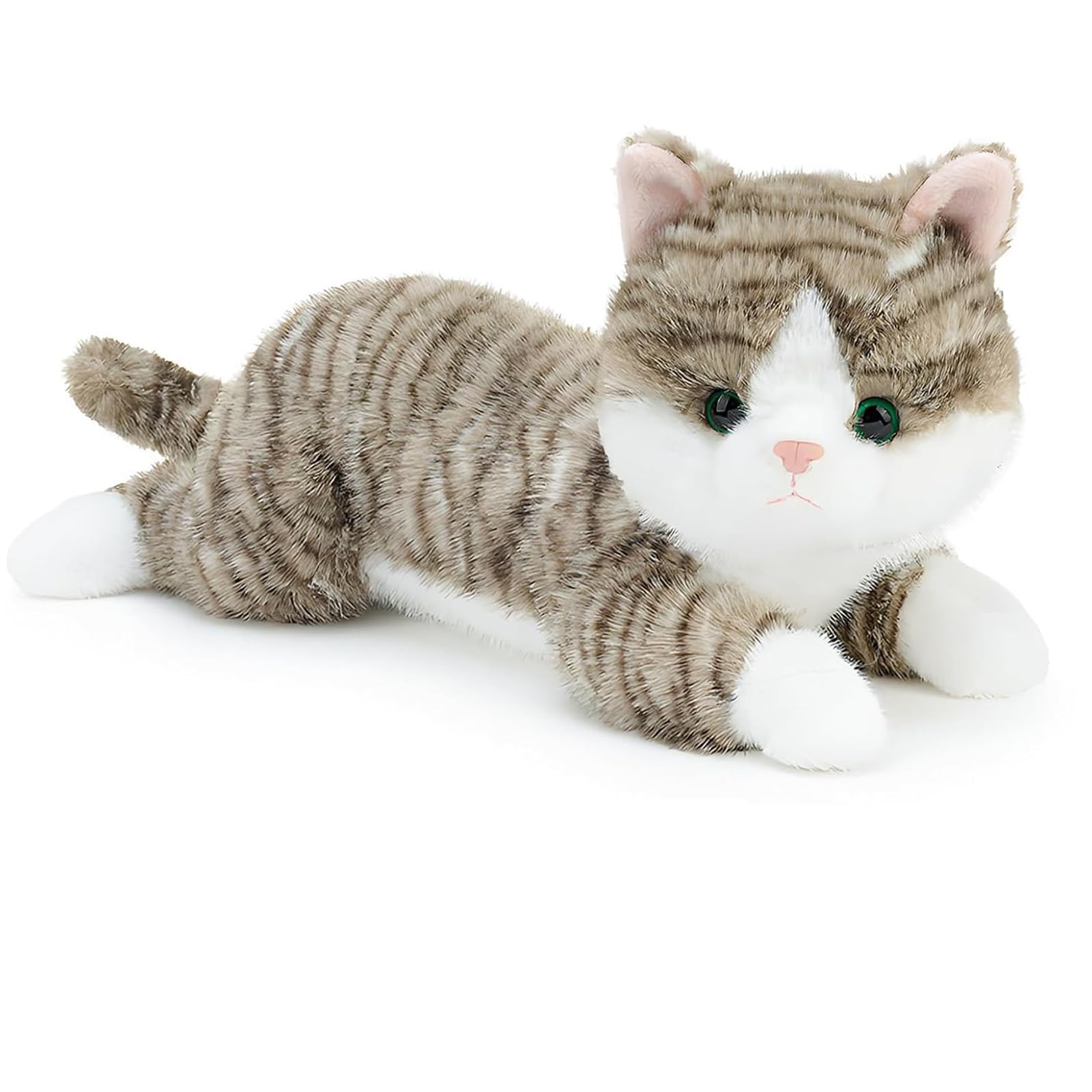 YOUBLEK cat weighted plush front view for comforting hugs
