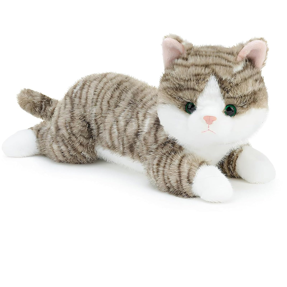 YOUBLEK cat weighted plush front view for comforting hugs