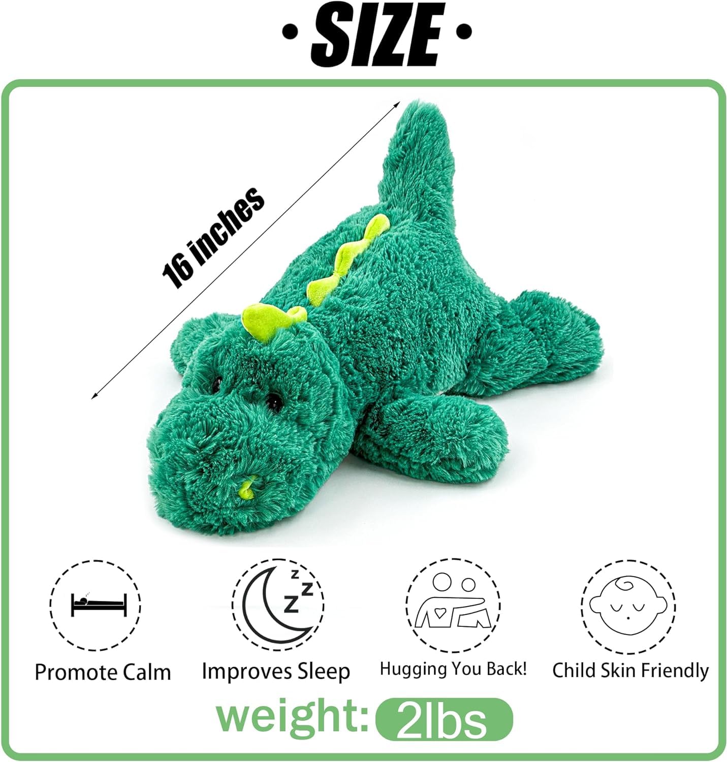 YOUBLEK dinosaur hug pillow provides sensory-friendly comfort during breaks