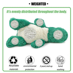 YOUBLEK kawaii dinosaur plush in green adds cute charm and comfort to any room.