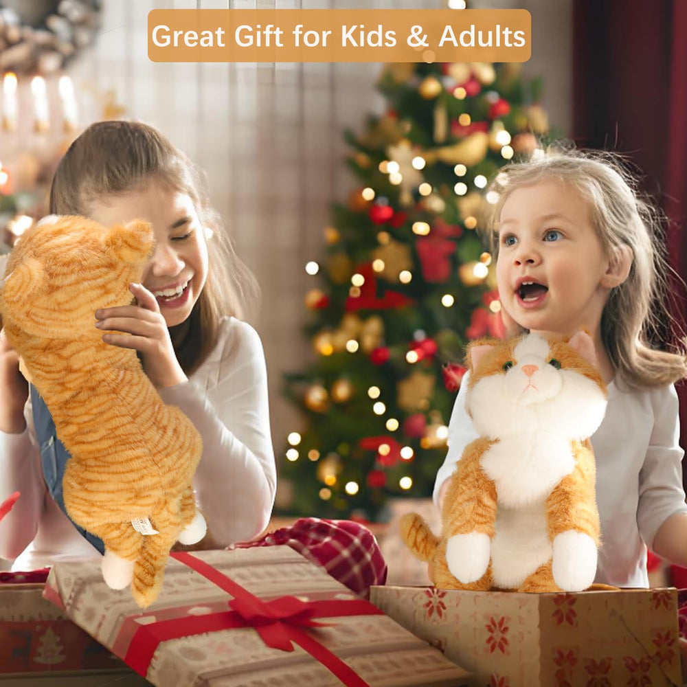 YOUBLEK lifelike nose and fluffy tail add authentic kitty charm.