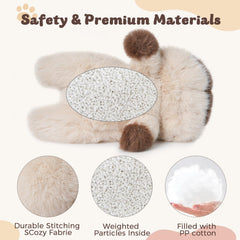 YOUBLEK Siamese cat cuddle pillow, perfect for bedtime and relaxation.