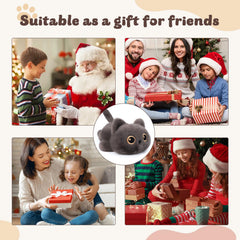 YOUBLEK weighted cat pillow is travel-friendly for on-the-go comfort.