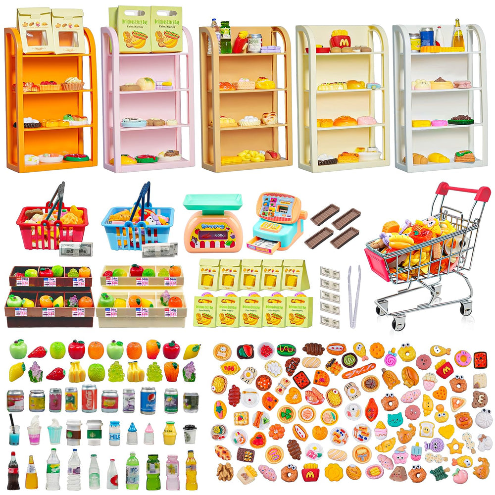YOUHORYA 183Mini shopping cart with handle for pretend shopping